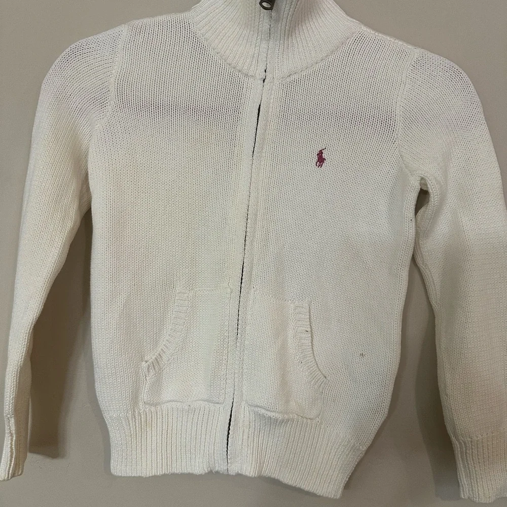 Ralph Lauren Cream Knit Sweater‎